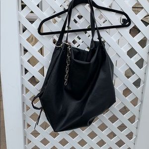 Steve Madden black chain purse